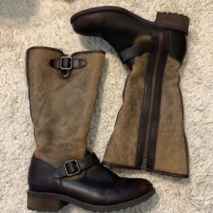 UGG authentic Sherpa lined heeled riding boots